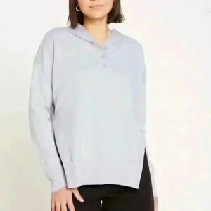 Universal Standard Light Gray Hoodie